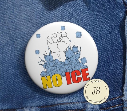 Discover No Ice Pin Buttons in 3 Sizes, Be Good Pin, USA People Support Pin, Ice Out Pin Buttons