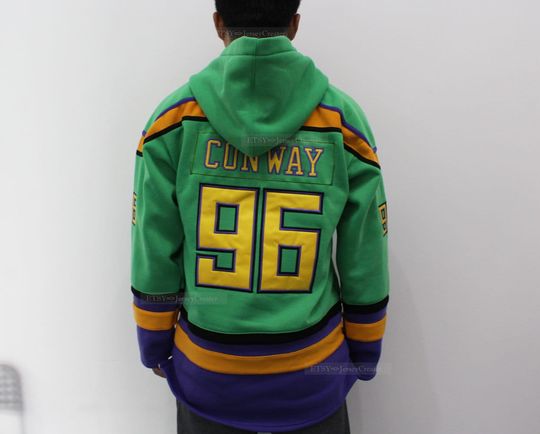 Discover Mighty #96 Conway Banks Bombay Gaffney Portman Moreau Hockey Hoodie Winter Personalised Custom Names
