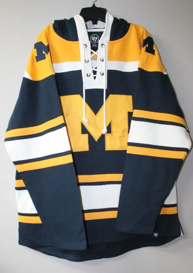 Discover Michigan old time jersey mid weight cotton hoodie