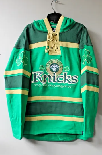 Discover New York Lacer jersey Shamrock mid weight cotton hoodie