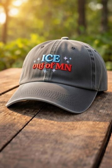 Discover ICE Out of MN Embroidered Cap,Minnesota Rebel Embroidered Hat,Political Protest Apparel