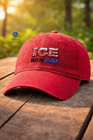 F*CK ICE embroidered Hat, Ice Out of MN Cap, Minnesota Rebel Alliance Political Hat, Resistance Hat