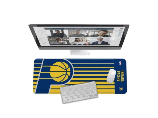 Discover Indiana Pacers NBA Multifunctional Desk Mat 31.5x12 Ultra Soft Fabric Non-Slip