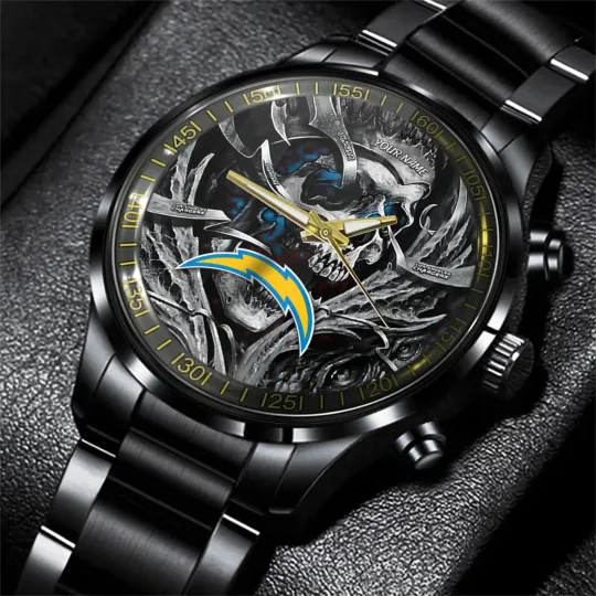 Discover Chargers football Men Hand Watch Personalized Gift For Fans