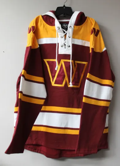 Discover New football Washington old time style mid weight cotton hoodie