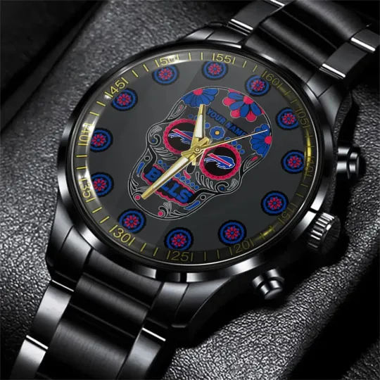 Discover Bills 2 football Men Hand Watch Personalized Gift For Fans