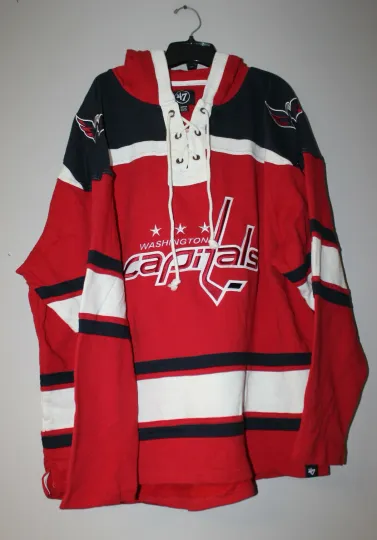 Discover Washington Lacer jersey style mid weight cotton hoodie