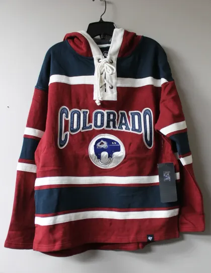 Discover Colorado old time jersey style mid weight cotton hoodie