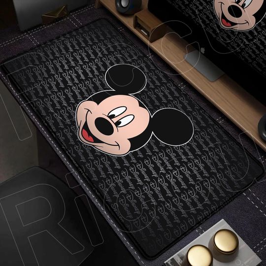 Discover Large Mouse Pad Disney Mickey Mouse Cartoon Keyboard Mousepad Xxl Computer Gaming Rubber Non-slip Office Desk Mat PC Accessories