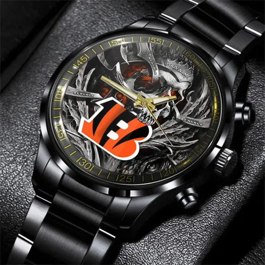 Discover Bengals football Men Hand Watch Personalized Gift For Fans