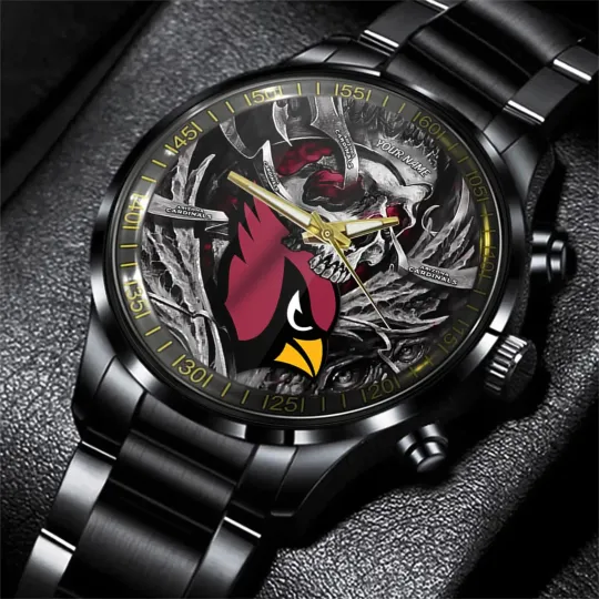 Discover Cardinals football Men Hand Watch Personalized Gift For Fans