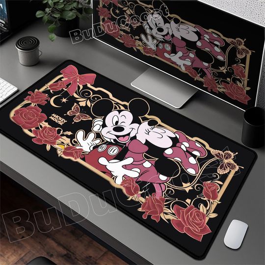 Discover 2026 New Mouse Pads HD Kawaii Cartoon Mickey Mouse Pad Large XXL Speed Pc Computer Keyboard Desk Mat Gaming Accessories Mousepad
