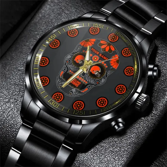 Discover Browns football Men Hand Watch Personalized Gift For Fans
