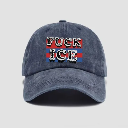Discover Fck ICE Hat  Baseball Cap Dad Hat Unisex