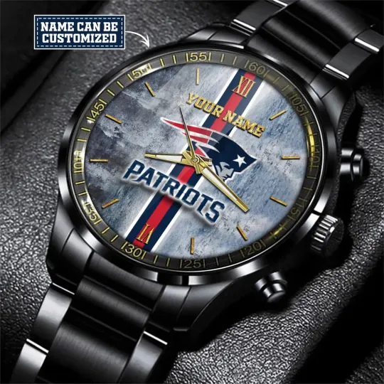 Discover Bills football Personalized Black Hand Watch Gift For Fans