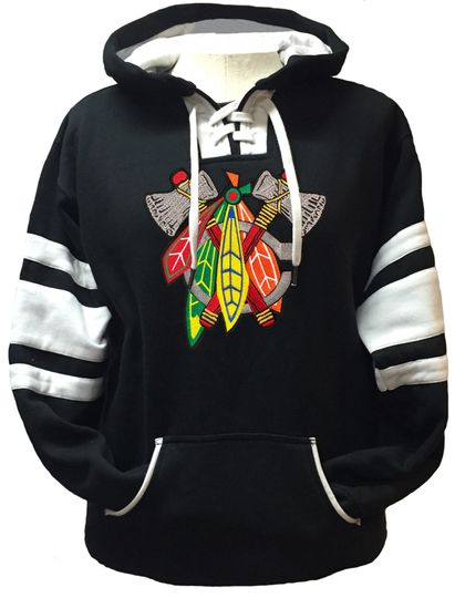 Discover Fear The Feathers Game Day Blackhawk Hockey Hoodie
