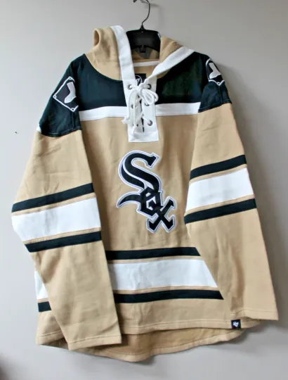 Discover New Chicago old time jersey style mid weight cotton hoodie