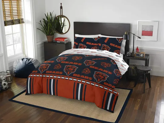 Discover Northwest Chicago Bears Rotary Queen Bedding Set
