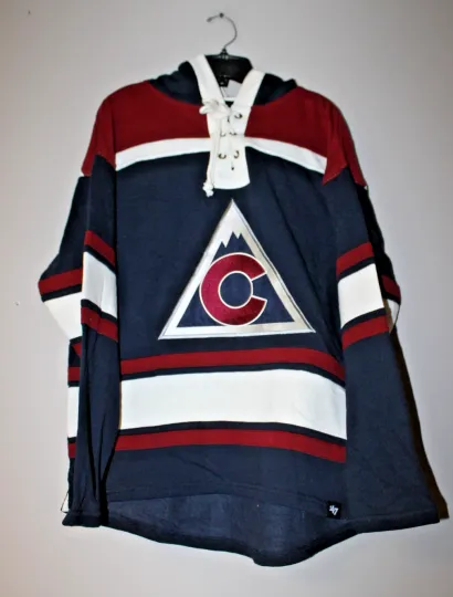 Discover New Colorado Avalanche Rockies Lacer style midweight cotton hoodie