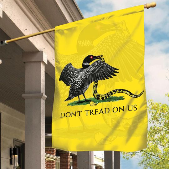 Dont Tread On Us Flag, Minnesota Resistance House Flag, Rebel Loon Resistance Flag, Abolish ICE Yard Sign