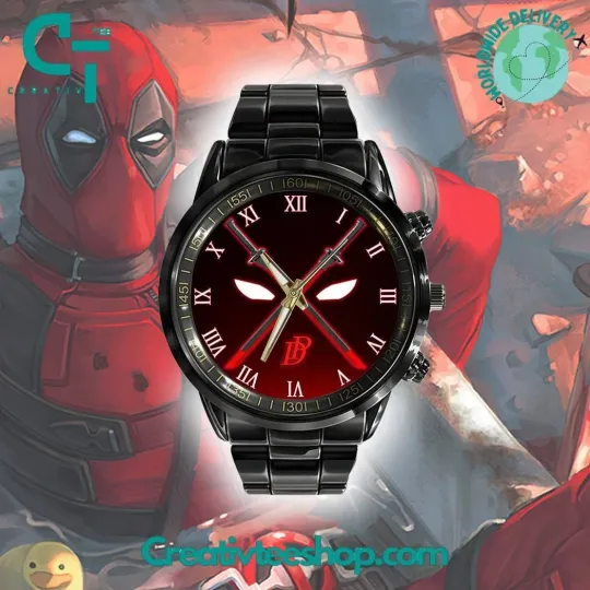 Discover Deadpool DP Marvel Stainless Steel Watch