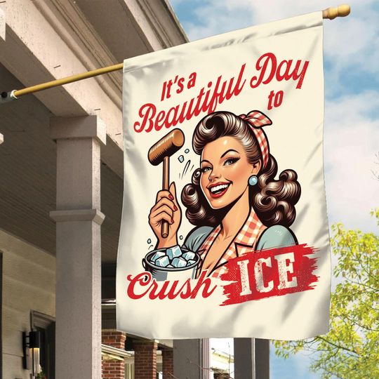 Discover Anti Ice House/Garden Flag, Political Protest Yard Sign, Fuck Ice Flag, Minneapolis Abolish Ice, FDT Sign, Human Rights Pro Immigrants Flag