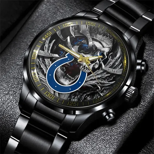 Discover Colts football Men Hand Watch Personalized Gift For Fans