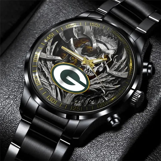 Discover Packers football Men Hand Watch Personalized Gift For Fans