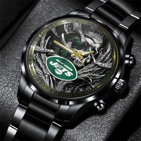 Discover Jets football Men Hand Watch Personalized Gift For Fans