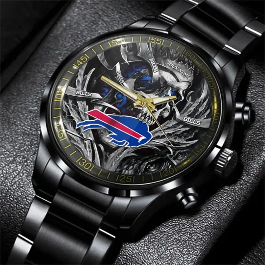 Discover Bills football Men Hand Watch Personalized Gift For Fans