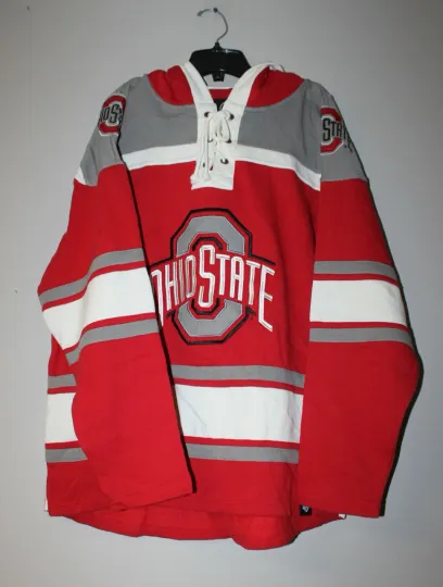 Discover New Ohio State old time jersey style midweight cotton hoodie