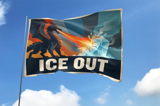 Discover ICE Out House Flag, Anti ICE Flag,Abolish ICE House Flag,Human Rights Garden Sign