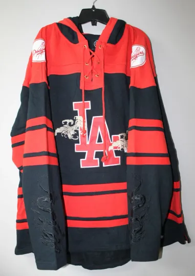 Discover Los Angeles "Year of The Dragon" midweight cotton hoodie men