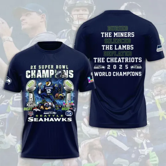 Seahawks 3D Apparel  T-Shirt