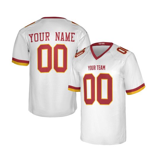 Discover Personalized White Commander Jersey: Alternate, Super Bowl Era, Add Name & Number