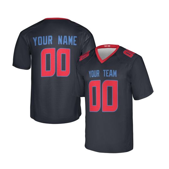 Discover Personalized Navy Texans Jersey Alternate: Add Name & Number, Adult Sizes
