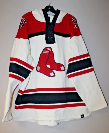 Discover New Boston old time jersey style mid weight cotton hoodie