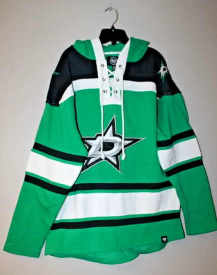 Discover New Dallas Lacer old time jersey style mid weight cotton hoodie