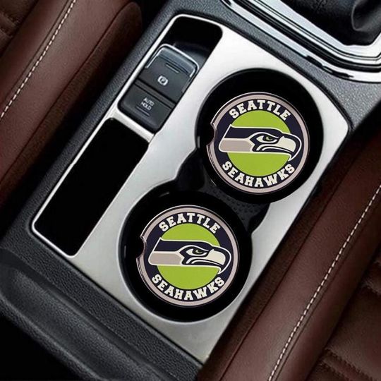 Discover Seahawks Ceramic Car Coasters