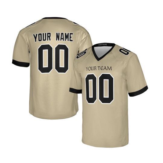 Discover Personalized Light Gold Saints Jersey: Gameday Golds, Add Name & Number, Adult Sizes