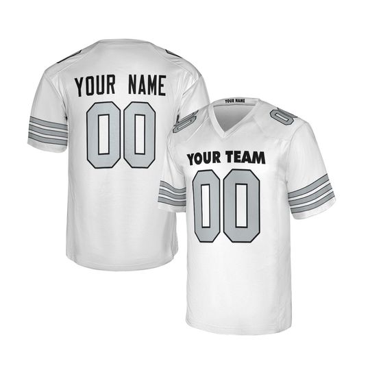 Personalized White Raiders Jersey Alternate Limited: Add Name & Number
