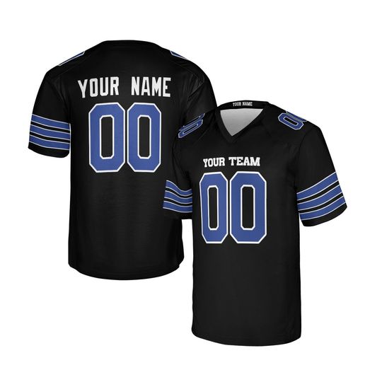 Personalized Black Colts Jersey: Fashion Game Jersey, Add Name & Number