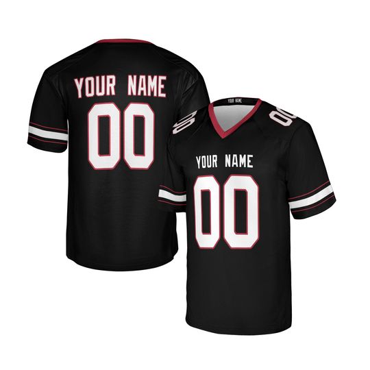Discover Personalized Black Cardinals Game Jersey: Add Name & Number, Adult Sizes