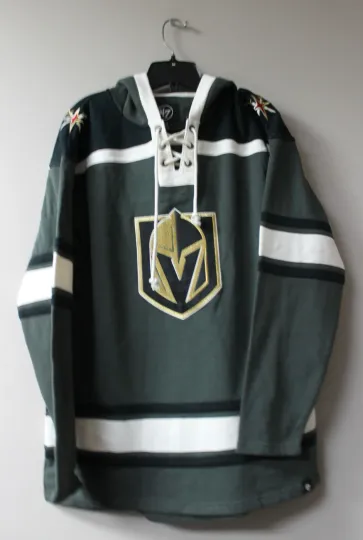 Discover New Vegas Golden old time jersey style midweight cotton hoodie