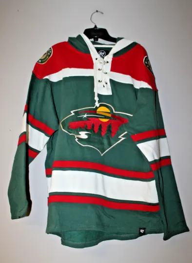 Minnesota old time jersey style mid weight cotton hoodie