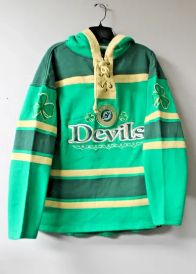 Discover New Jersey Lacer jersey shamrock mid weight cotton hoodie