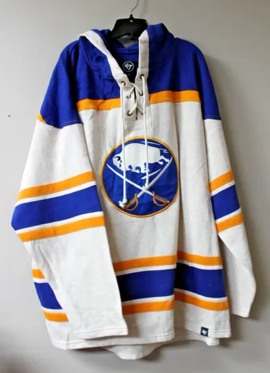 Discover Buffalo old time jersey style mid weight cotton hoodie