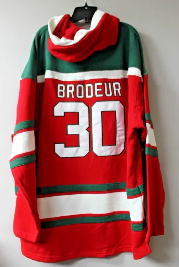 Discover New NHL New Jersey Devils #30 BRODEUR Lacer jersey midweight cotton hoodie men S