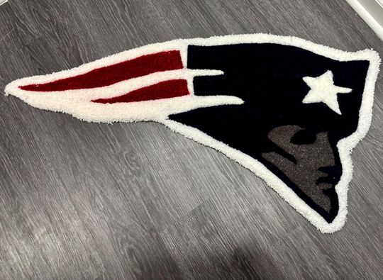 Discover New England Patriots Shaped Rug