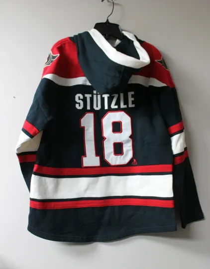 Discover New Ottawa Senators #18 Stutzle old time style mid weight cotton hoodie men's XL